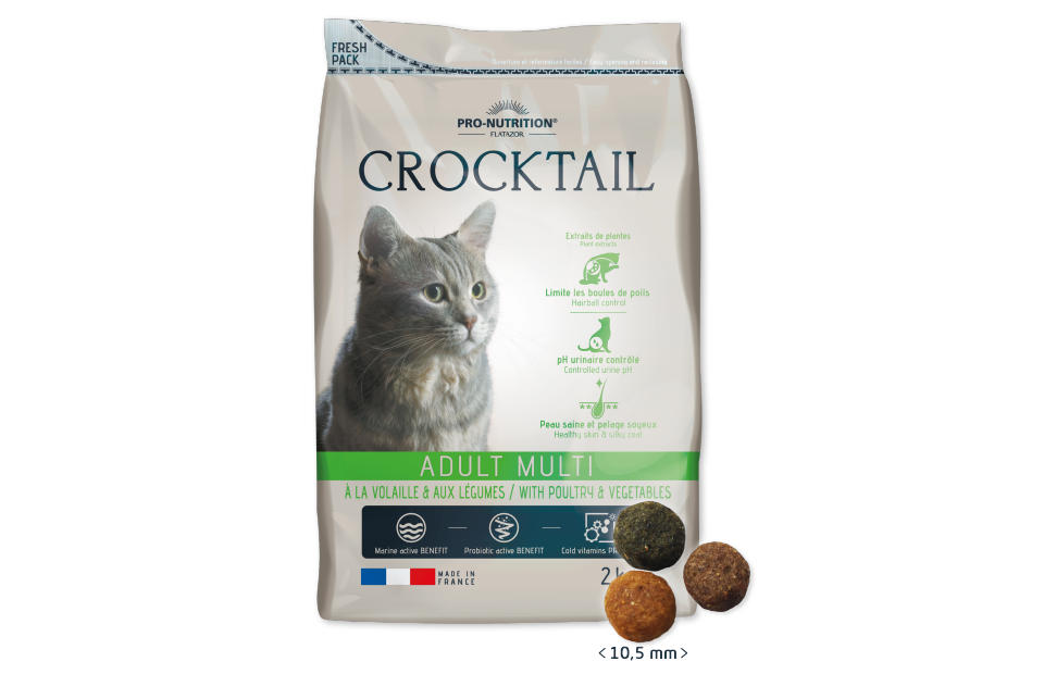 Adult Multi With Poultry And Vegetables Crocktail Cat Pro Nutrition Flatazor