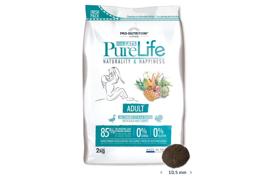 Adult Pure Life For Cats Cat Pro Nutrition Flatazor